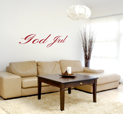 Julehygge til hele huset - God Jul - Wallstickers