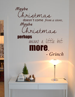 Julehygge til hele huset - Christmas is more... - Wallsticker