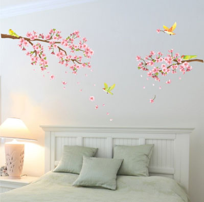 Wallstickers blomster